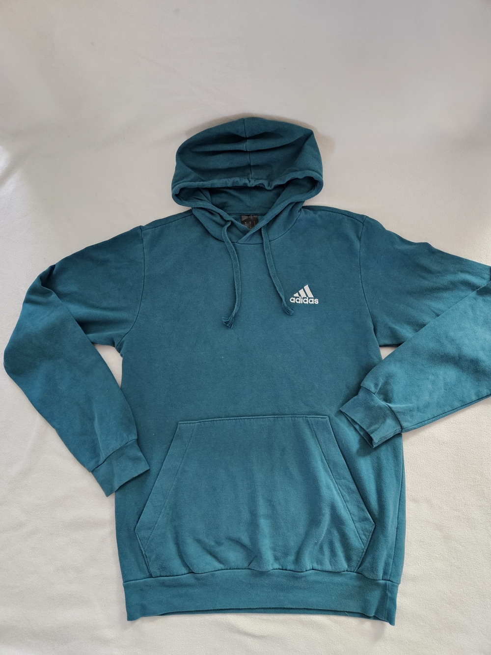 Adidas Men's Teal Pullover Hoodie